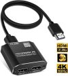 Hdmi splitter 4k duplázó elosztó 2 képernyőre 60Hz HDMI-osztó Hdmi splitter 4k duplázó elosztó 2 képernyőre 60Hz HDMI-osztó