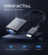 HDMI to VGA adapter átalakító kábel aktív erősítős box konverter + hang Full HD 1080p ps4 HDMI to VGA adapter átalakító kábel aktív erősítős box konverter + hang Full HD 1080p ps4