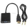HDMI to VGA adapter átalakító konverter kábel box + hang HDMI to VGA adapter átalakító konverter kábel box + hang