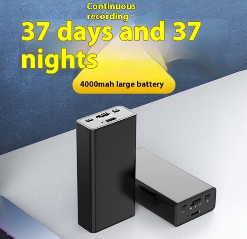 Diktafon hangrögzitő 600 óra felvételi idő AGC hangra indulós vox 64gb