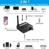 Dac 3 az 1-ben Bluetooth 5.1 vevőegység 192 kHz-es audio digitál analóg átalakitó