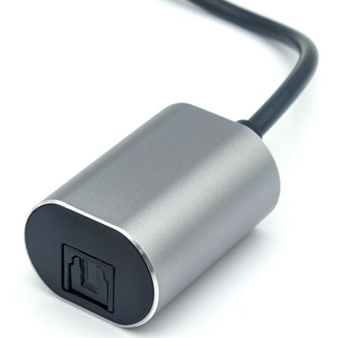 optikai audió kábel USB → TOSLINK csatlakozó
