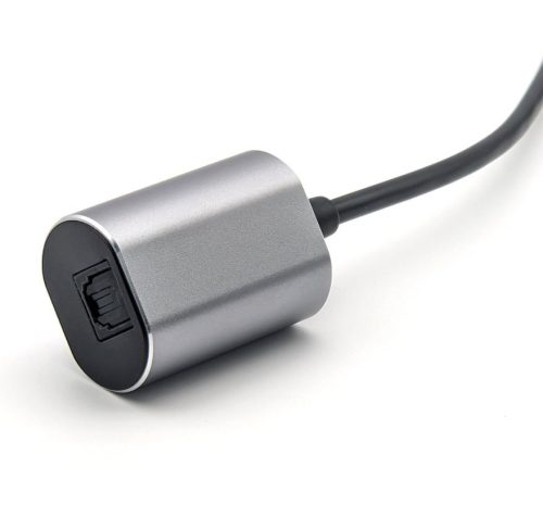 optikai audió kábel USB → TOSLINK csatlakozó