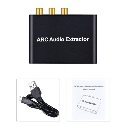 HDMI ARC Audio Extractor koaxiális SPDIF - RCA SPDIF átalakító audio 