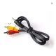 3,5 mm-es jack dugó apa - 3 RCA adapter, kiváló minőségű 3,5 mm-es - RCA apa audio-video AV kábel, vezetékkábel