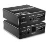HDMI Audio Extractor, HDMI-HDMI + digitális optikai TOSLINK (SPDIF) sztereó audio konverter adapter