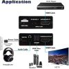 HDMI Audio Extractor, HDMI-HDMI + digitális optikai TOSLINK (SPDIF) sztereó audio konverter adapter