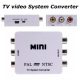 Pal ntsc vagy ntsc pal átalakító konverter adapter mini box