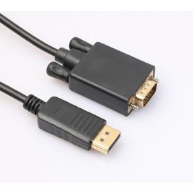   DP-VGA Kábel (DisplayPort Male – VGA Male) – Adapter Kábel Monitorhoz, PC-hez és Projektorhoz (1080p Full HD)