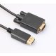 DP-VGA Kábel (DisplayPort Male – VGA Male) – Adapter Kábel Monitorhoz, PC-hez és Projektorhoz (1080p Full HD)