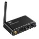 DAC digitál analóg audio konverter Bluetooth vevő Optikai SPDIF Toslink USB olvasó RCA 3,5 mm jack kimenet távirányitós 