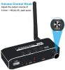 DAC digitál analóg audio konverter Bluetooth vevő Optikai SPDIF Toslink USB olvasó RCA 3,5 mm jack kimenet távirányitós 