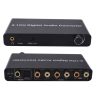192 kHz-es DAC 5.1 csatornás digitális audio konverter dekóder koaxiális toslink 2,0 csatornás analóg 3,5 mm-es jack kimenethez hangerőszabályzóval
