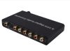 192 kHz-es DAC 5.1 csatornás digitális audio konverter dekóder koaxiális toslink 2,0 csatornás analóg 3,5 mm-es jack kimenethez hangerőszabályzóval