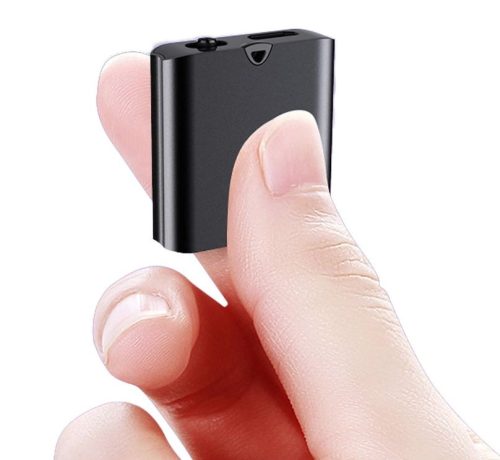 mini hangrögzítő téglalap diktafon kicsi audio mikro hangra indulós vox felvevő 
