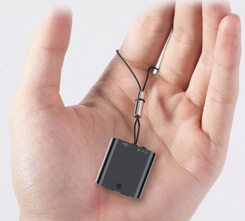 mini hangrögzítő téglalap diktafon kicsi audio mikro hangra indulós vox felvevő 