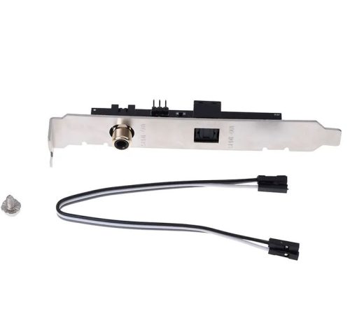 FBA küldés SPDIF optikai és koaxiális audió kimenet Asus Msi Gigabyte alaplaphoz 