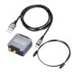Digitál  digitális optikai koaxiális analóg RCA L/R audio átalakító adapter yack  3,5 mm-es porttal Dac