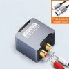 Digitál  digitális optikai koaxiális analóg RCA L/R audio átalakító adapter yack  3,5 mm-es porttal Dac