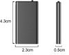 Mini diktafon hangrögzitő ( vox hangra indulós ) 8Gb