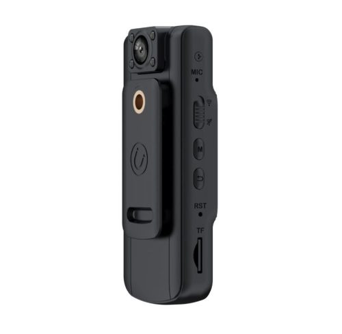  HD Mini kamera forgatható testkamera 1080p képernyős mágneses csiptetős diktafon