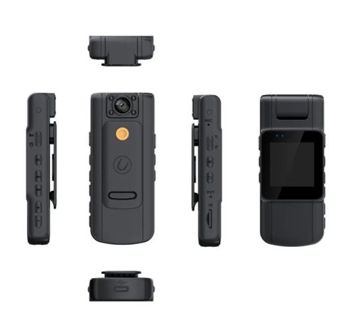  HD Mini kamera forgatható testkamera 1080p képernyős mágneses csiptetős diktafon
