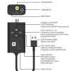 Bluetooth transmitter audió adó dual aptX usb optika 3,5yack coax csatlakozás 