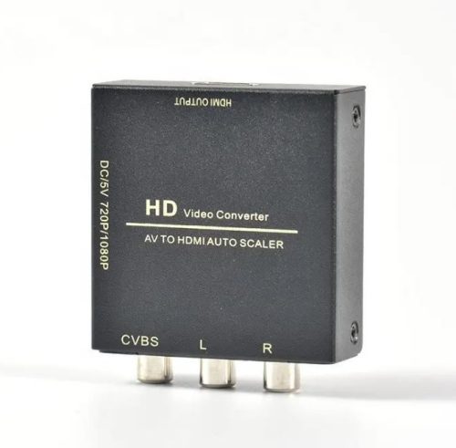 AV RCA  HDMI AV2HDMI  átalakitó konvertel fém