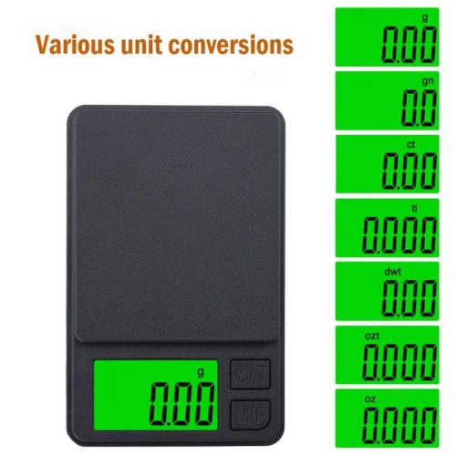 Mini digitális ékszer mérleg zsebmérleg ékszermérleg 500g x 0,01g