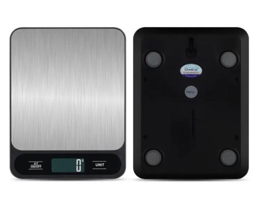 Digitális Konyhai Mérleg 10kg – Nagy Kapacitású Precíziós Ételmérleg Rozsdamentes Felülettel