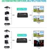 HDMI Matrix 2x2 4K@60Hz HDMI Matrix kapcsoló 2 az 2-ben kimenet infravörös távirányítóval HDMI 2.0b HDCP2.2 HDR10 Ultra HD 3D