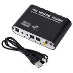   Digitál-analóg 5.1 csatornás audio dekóder Dac SPDIF koaxiális RCA DTS AC3 optikai digitális analóg átalakító TV-hez