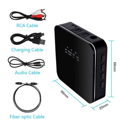 Bluetooth aptx audio adó vevő alacsony késleltetésű 2 eszköz egyidejűleg V5.0 adapter transmiter 