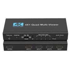 4K HDMI  multiviewer 4x1 1080p képosztó képernyő osztó multi-Viewer elosztó 