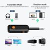  Bluetooth 5.2 adó és vevő 2 az 1-ben vezeték nélküli 3,5 mm-es Bluetooth adapter Aux Bluetooth audio 