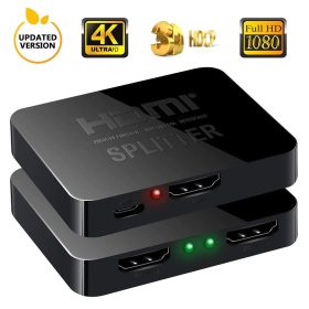 HDMI Splitter elosztó duplázó 1 bemenet 2 kimenet 