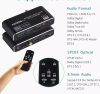 4K HDMI Switch 2 port 2 in 1 Out HDMI2.0b Switcher Audio Extractor eARC 7.1 CH optikai Toslink HDCP2.3 csatlakozóval