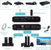 4K HDMI Switch 2 port 2 in 1 Out HDMI2.0b Switcher Audio Extractor eARC 7.1 CH optikai Toslink HDCP2.3 csatlakozóval
