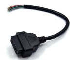   OBD2 16pin szerelhető kábel adapter anya  diagnosztikai interfész csatlakozó