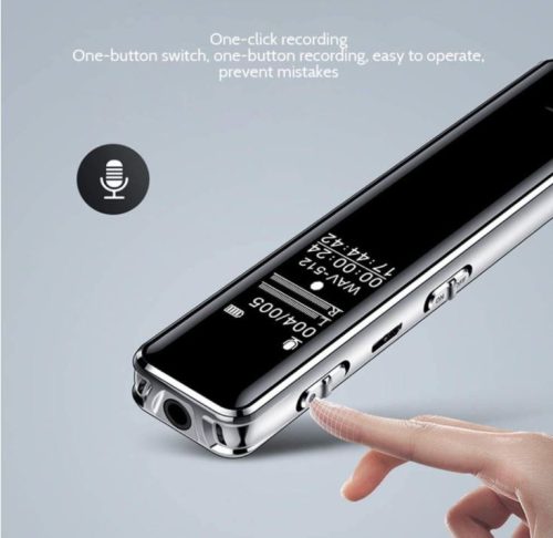  HD mini digitális hangrögzítő diktafon 8gb 1536 Kbit