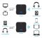 Bluetooth 5.0 audio adó vevő  Aptx HD adapter Optikai Toslink / 3,5 mm AUX  CSR8675 