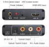 HDMI ARC audio leválasztó, 192Khz, digitális és analóg hang kimenet