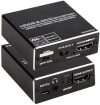 Audio Extractor ARC átalakító adapter hdmi audio leválasztó  HDMI - HDMI + optikai Toslink SPDIF + 3,5 mm