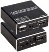 Audio Extractor ARC átalakító adapter hdmi audio leválasztó  HDMI - HDMI + optikai Toslink SPDIF + 3,5 mm