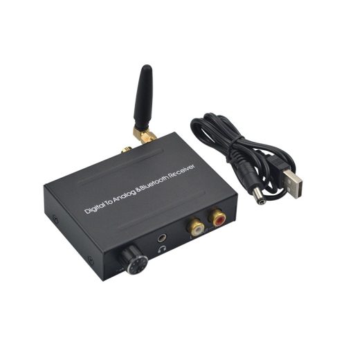 Digitál analóg DAC audió átalkitó adapter beépitett bluetooth vevő 192Khz 