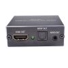 HDMI audió leválasztó digitális analóg adapter TOSLINK  3,5 mm-es sztereó kivetítő átalakító HDMI Audio extractor